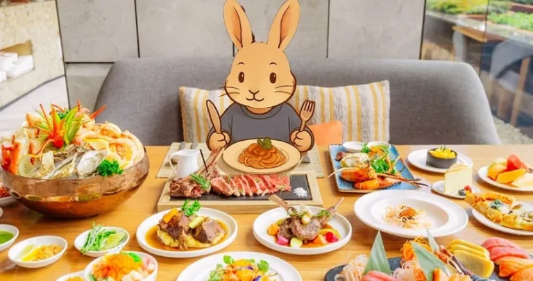 A Sumptuous Easter Buffet Spread awaits you at the Oasis Restaurant a Hotel Nikko Bangkok