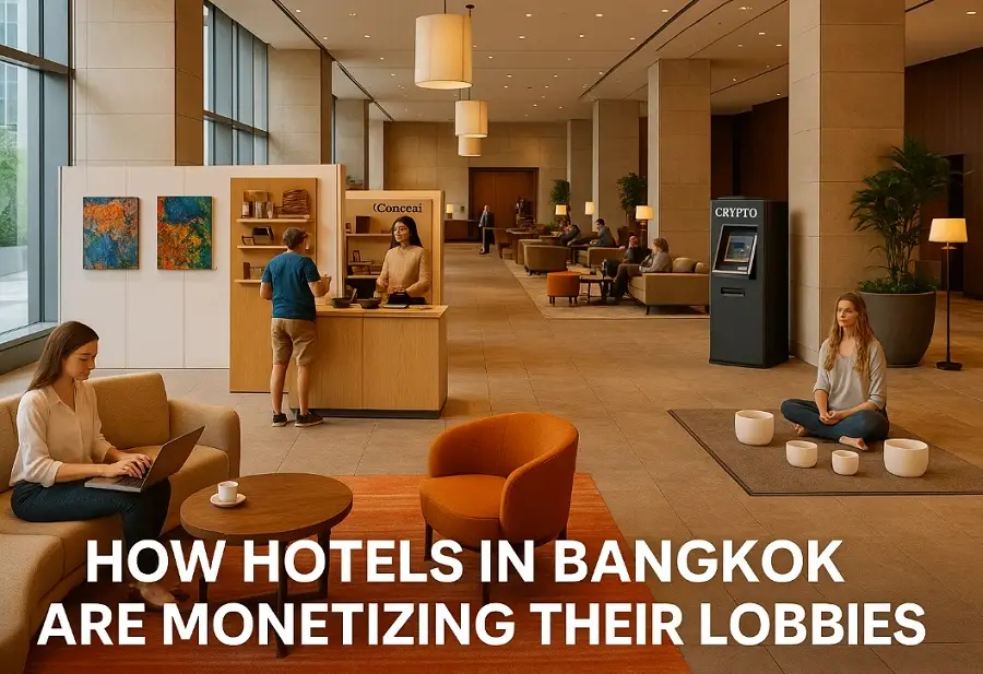 Hotels in Bangkok Are Monetizing Their Lobbies